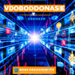 Create an image showcasing a virtual financial marketplace buzzing with activity, representing the concept of 'Volmageddon' in the cryptocurrency world. Include vibrant, dynamic visuals of digital Bit