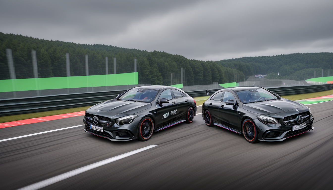 Desata el Futuro: Mercedes-AMG CLA 45 EQ Technology Brilla en el Nürburgring