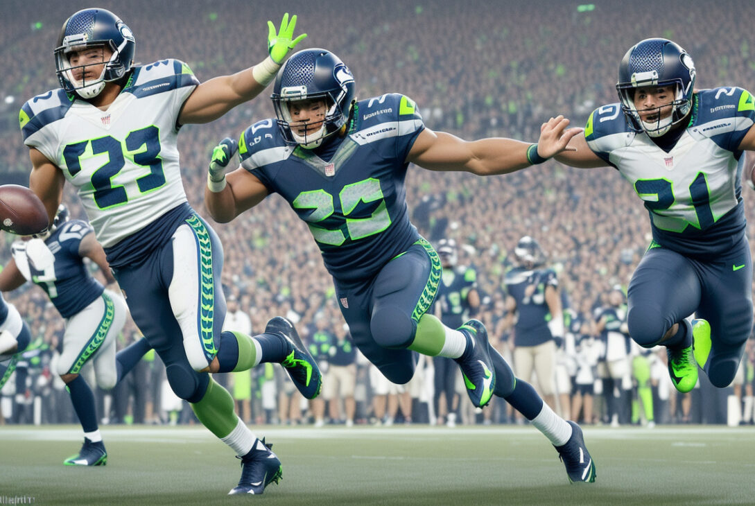 George Holani's Dazzling 23-Yard Dash Ends with a Spectacular Diving Touchdown for the Seahawks