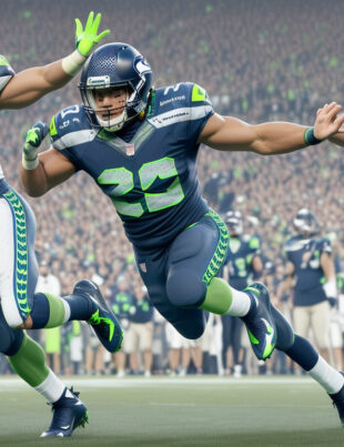 George Holani's Dazzling 23-Yard Dash Ends with a Spectacular Diving Touchdown for the Seahawks